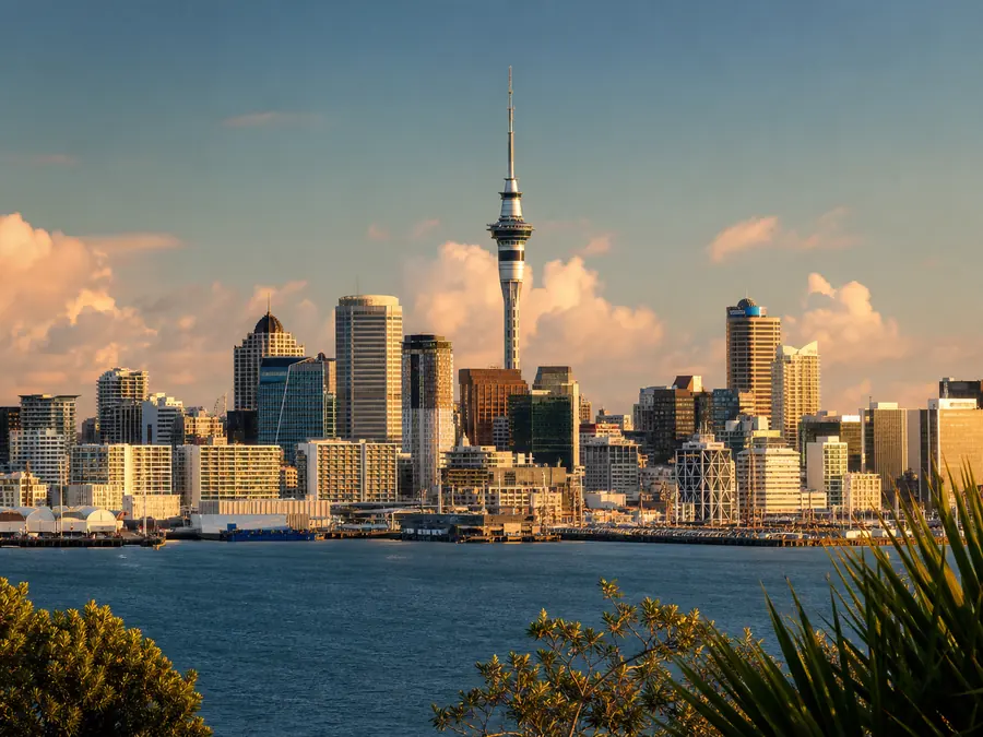 Auckland skyline and waterfront