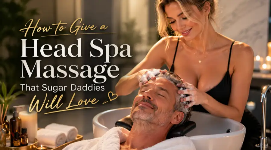 how to give a head spa massage that sugar daddies will love